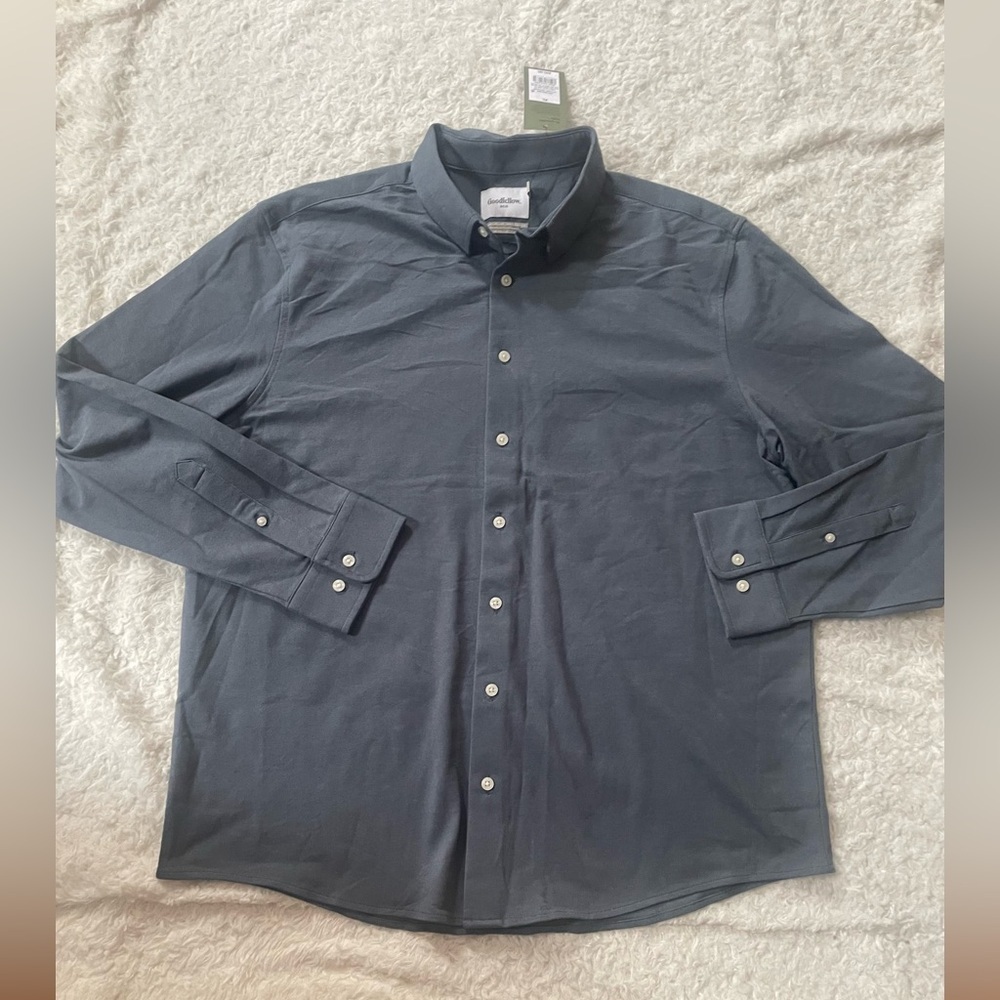 Goodfellow & Co Men's Charcoal Button-Down Shirt